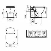 Унитаз приставной Ideal Standard Tesi T007701