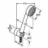 Душевой гарнитур, хром, Kludi Zenta 606500500