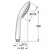 Ручной душ  Grohe Euphoria 27220000