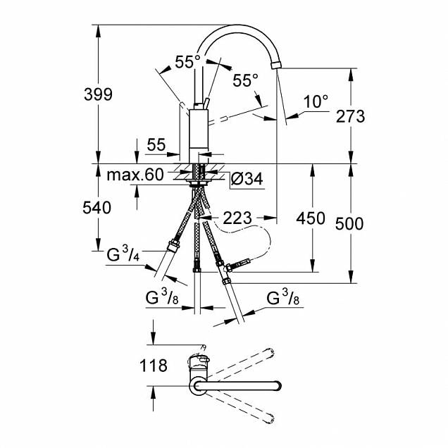 Фотография товара Grohe Concetto 32666001Gr