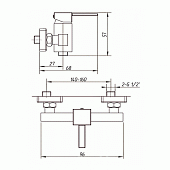 Смеситель для душа Migliore Kvant ML.KVT-2738.CR