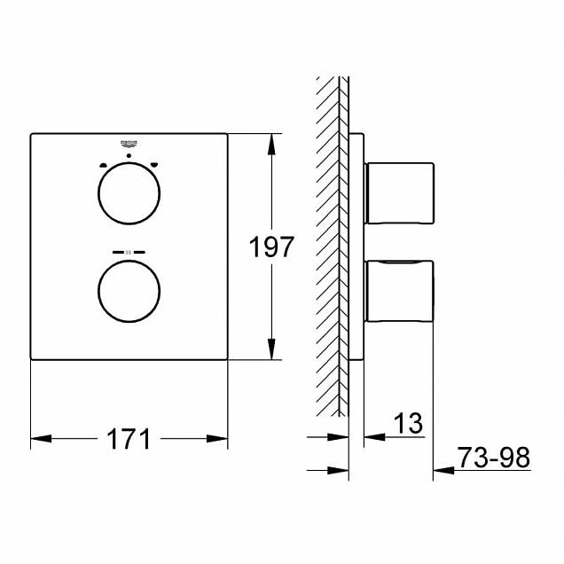 Фотография товара Grohe Grohtherm 19567000Gr