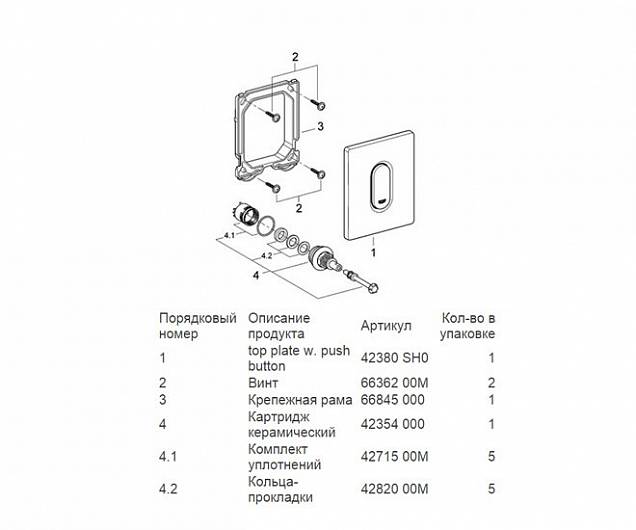 Фотография товара Grohe Arena Cosmopolitan 38857SH0Gr