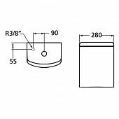 Бачок для унитаза, нижняя подводка  Ideal Standard  Ventuno  T416401