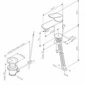 Смеситель для раковины (д.к) Am.Pm Like F8092116