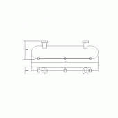 Полочка 50 см WasserKraft Donau K-9444