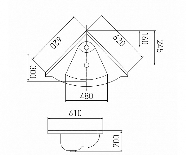 Фотография товара Акватон Альтаир 1A042601AR310-K