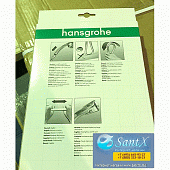 Душевой шланг 1.25 м белый Hansgrohe 28272450