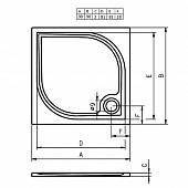 Душевой поддон Riho Kolping DB2100500000000