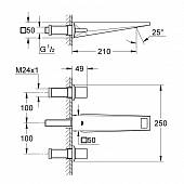 Смеситель для раковины Grohe Allure Brilliant 20348000