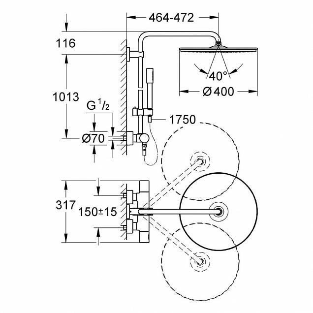 Фотография товара Grohe Rainshower 27174001Gr