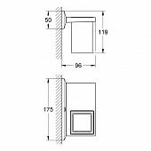 Стакан с полочкой Grohe Allure Brilliant 40503000