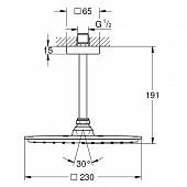 Верхний душ Grohe Rainshower Allure 26065000