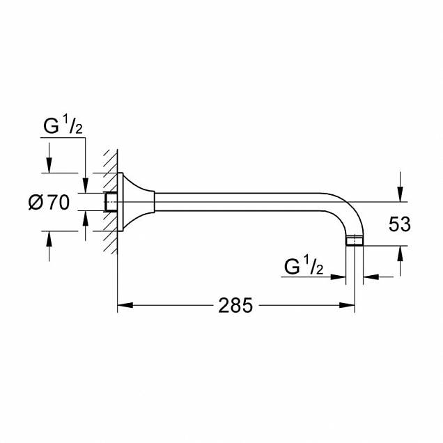 Фотография товара Grohe Rainshower Grandera 27986000Gr