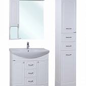 Зеркало-шкаф, белый, Bellezza Камелия 85 L