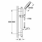 Душевой гарнитур Grohe Rainshower Cosmopolitan 28763001