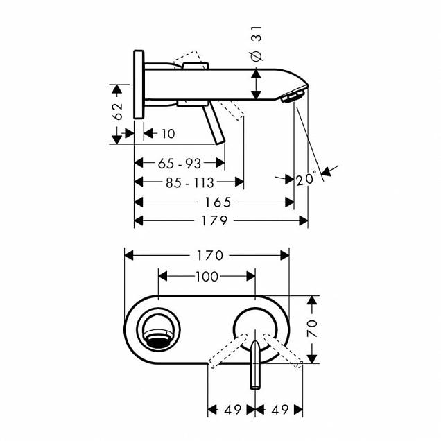 Фотография товара Hansgrohe Talis   31618000