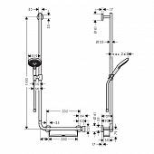 Душевой гарнитур Hansgrohe Raindance Select S 26324000