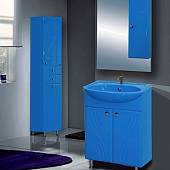 Шкаф-зеркало 60 см, голубой, правый, Misty Мисти 60 R Э-Мис02060-06СвП
