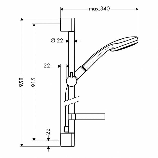 Фотография товара Hansgrohe Croma 27771000