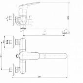 Комплект смесителей 2 в 1 Lemark Set LM7303C