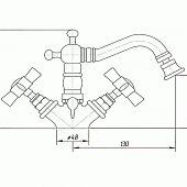 Смеситель для биде Migliore Princeton ML.PRN-844.DO