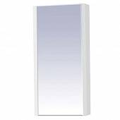 Шкаф-зеркало 40 см, белый, Misty Мини 40 П-Мин04040-011