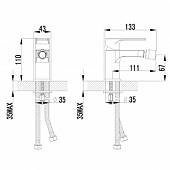 Смеситель для биде Lemark Plus Grace LM1508C