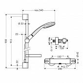 Душевая система Hansgrohe Croma 27085000