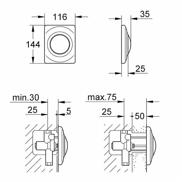 Фотография товара Grohe Surf 37018SH0Gr