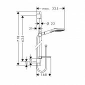 Душевой гарнитур Hansgrohe Raindance Select 26622400