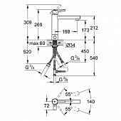 Смеситель для кухни Grohe Concetto 31209001