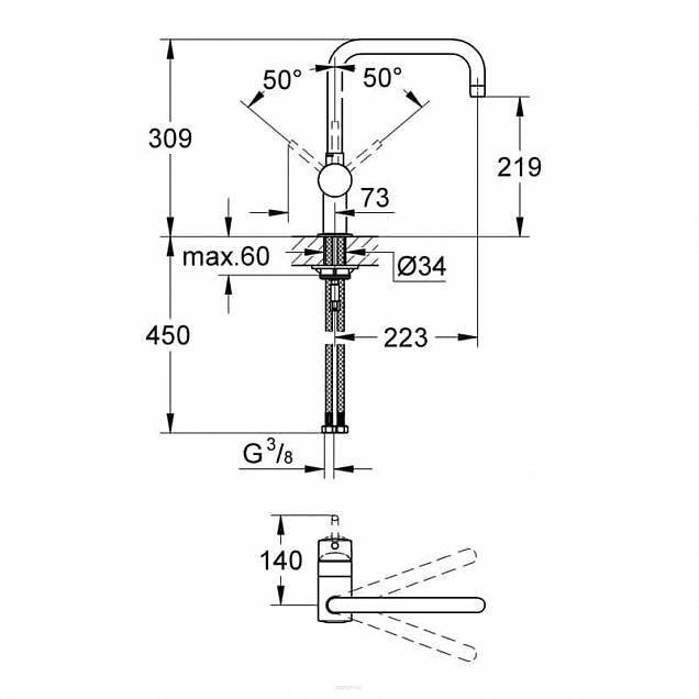 Фотография товара Grohe Minta 32488DC0Gr