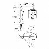 Душевая система Grohe Euphoria Power&Soul System 190 27911000