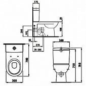 Унитаз  Laufen  Pro  2495.8.000.000.1