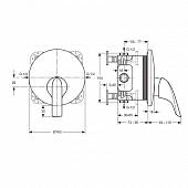 Смеситель для душа Ideal Standard Ceraplan A4713AA