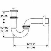 Сифон трубчатый Hansgrohe 53002000