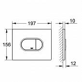 Накладная панель для унитаза Grohe Arena Cosmopolitan 38858P00