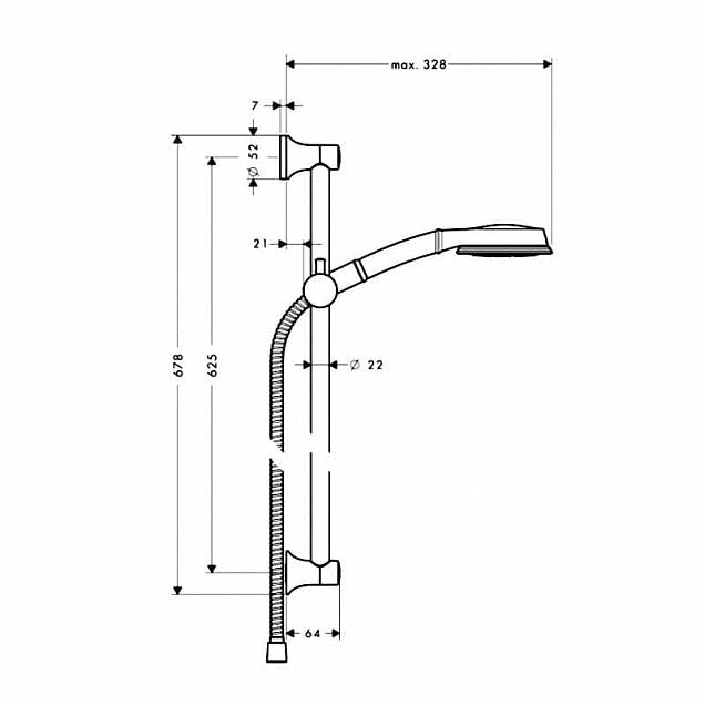 Фотография товара Hansgrohe Croma 27768820