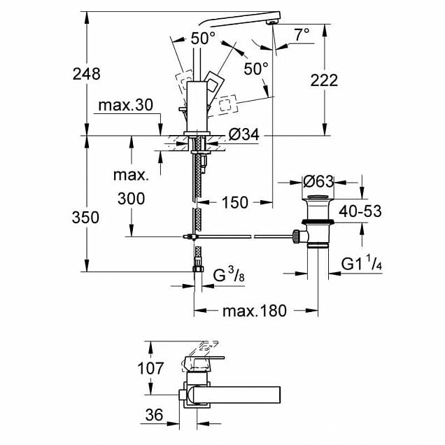 Фотография товара Grohe Eurocube   2313500EGr