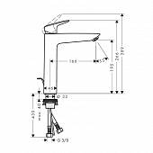 Смеситель для раковины Hansgrohe Logis 71091000