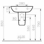 Полупьедестал Vitra S20 5281B003-7201