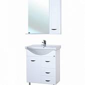 Зеркало-шкаф, белый, Bellezza Классик 65 L