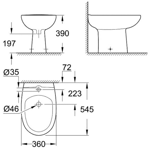 Фотография товара Grohe Bau Ceramic 39432000Gr