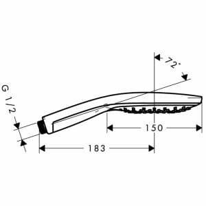 Фотография товара Hansgrohe Raindance 28588400