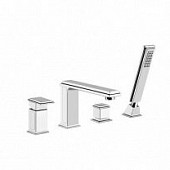 Смеситель на борт ванны, хром, Gessi Eleganza 46037.031