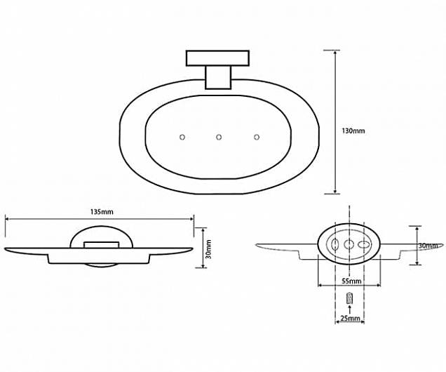 Фотография товара Bemeta Oval 118408041