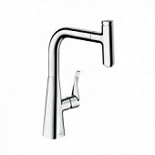 Смеситель для кухни, хром, Hansgrohe Metris Select 14857000