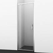 Душевая дверь 80 см, прозрачное стекло, WasserKRAF Berkel 48P27