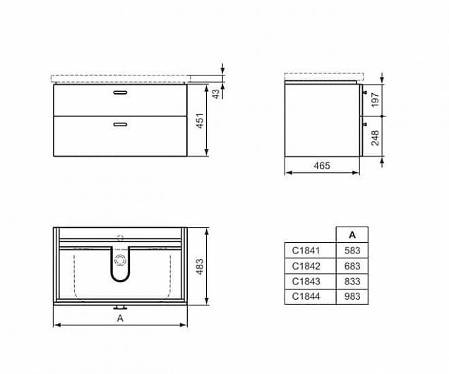 Фотография товара Ideal Standard Connect   C1841WG